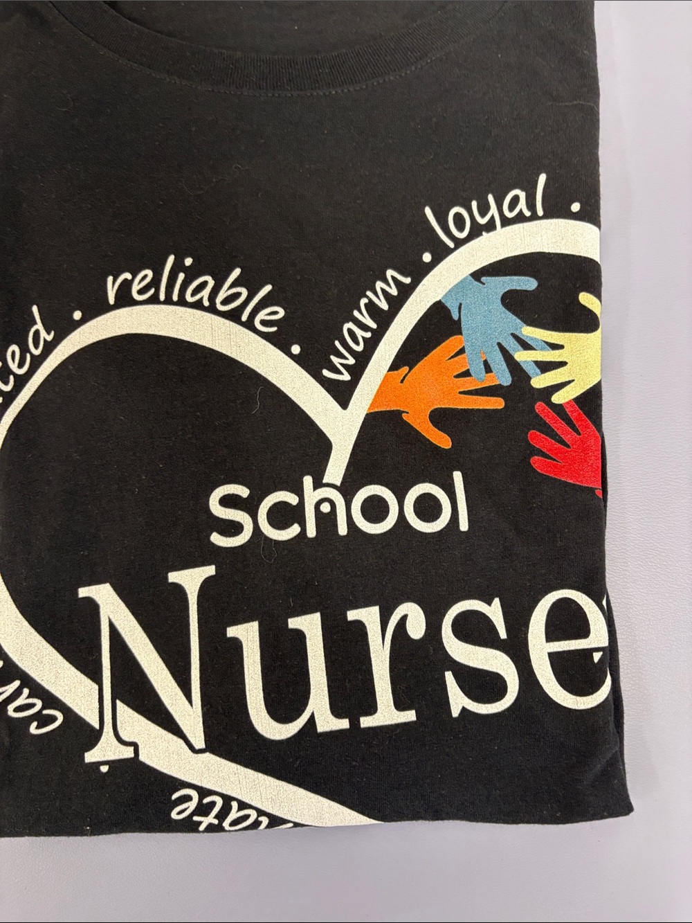 School Nurse Graphic Tee - Black - Picture 5 of 5